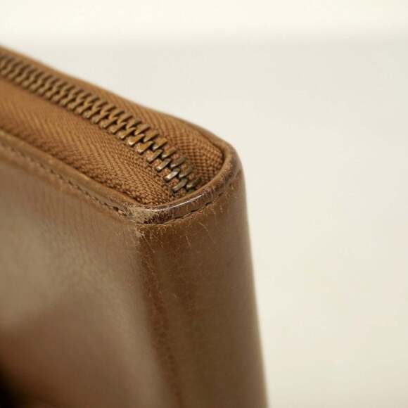 Gucci Interlocking G Long Wallet 309972 Leather Brown Men's Women's - Picture 6 of 12